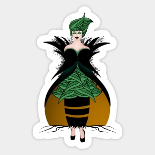 Bee Queen Sticker